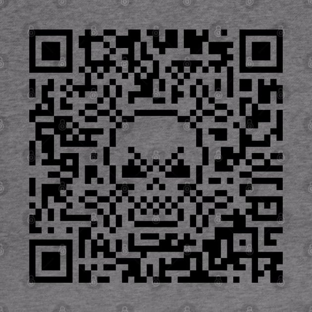 Skull And Crossbones (Quick Response Code / 41x41 / POS) by MrFaulbaum